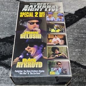 THE BEST OF SATURDAY NIGHT LIVE VHS 2-TAPES JOHN BELUSHI DAN AYKROYD COMEDY 1995
